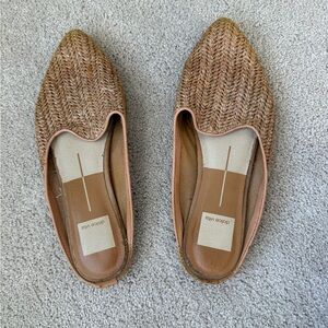 Dolce Vita Grant Raffia Woven Loafer Slides